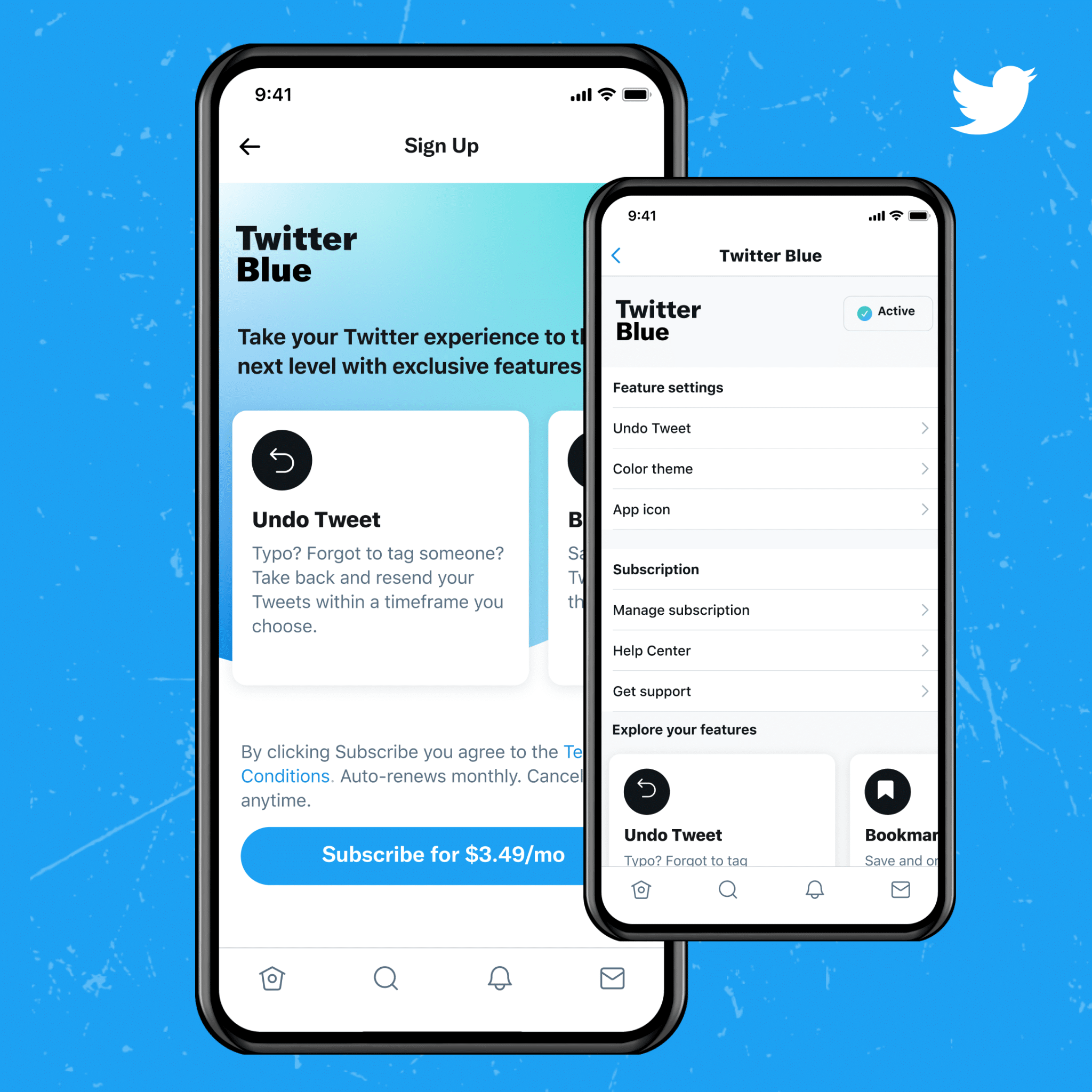 Twitter Blaues Abonnement offiziell angekündigt, Funktionen zum Rückgängigmachen von Tweets, Reader-Modus und mehr 288