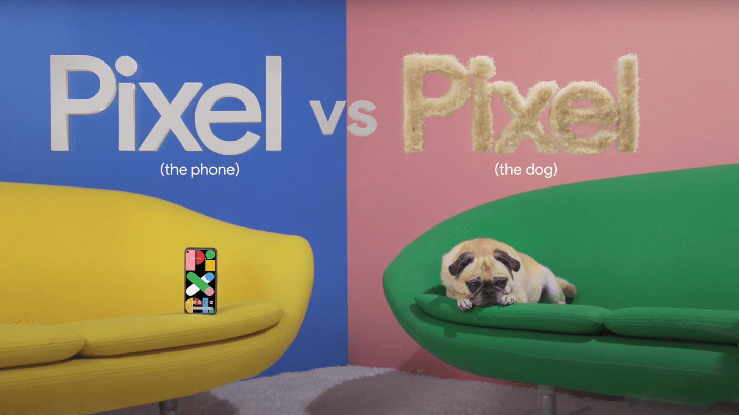 Welpenliebe für die Pixel schwappt in den neuesten Google-Anzeigen über 126