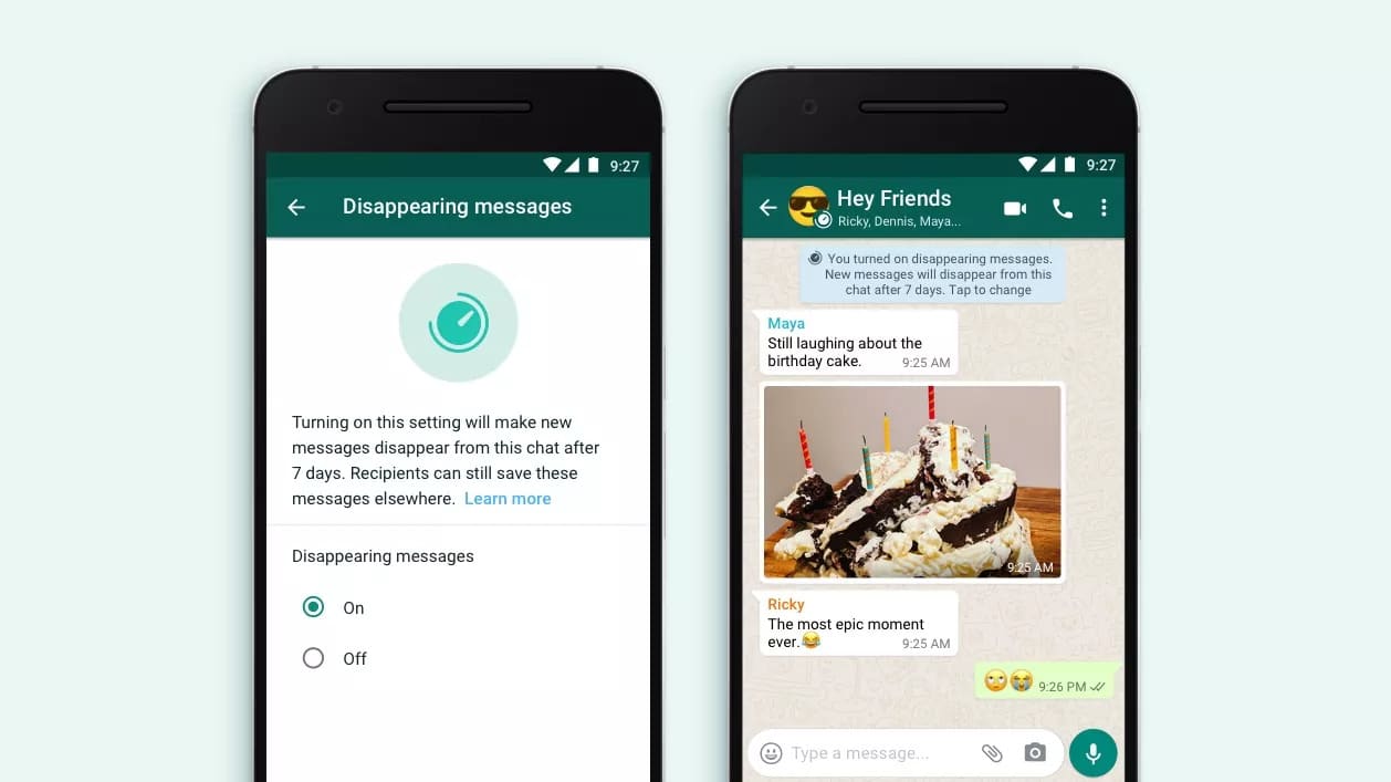 WhatsApp führt die Funktion zum Verschwinden von Nachrichten für iPhone und Android ein 338