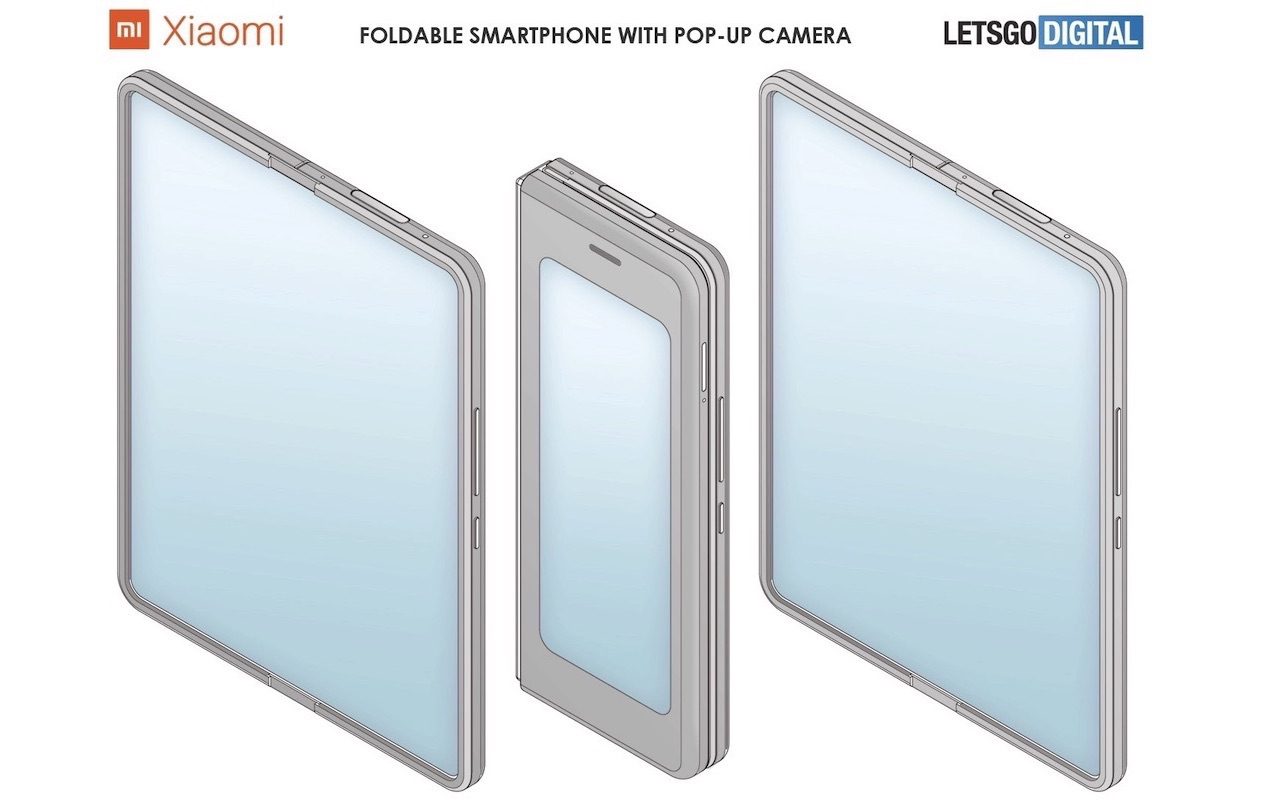 Xiaomi faltbares Telefon mit Pop-up-Kamerasystem-Patentoberflächen 36
