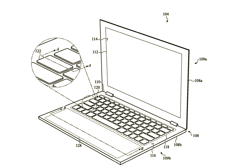 Zukünftiges MacBook Pro könnte ein virtuelles Trackpad mit Hintergrundbeleuchtung bekommen, das in der Größe einstellbar ist 222