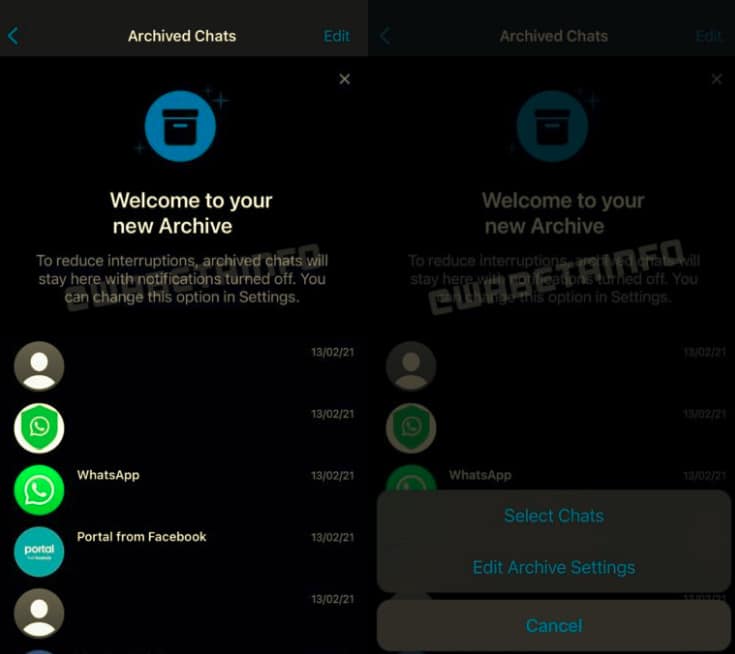 Zukünftiges WhatsApp-Update für das iPhone könnte die Archivierungsfunktion endlich nützlich machen 395