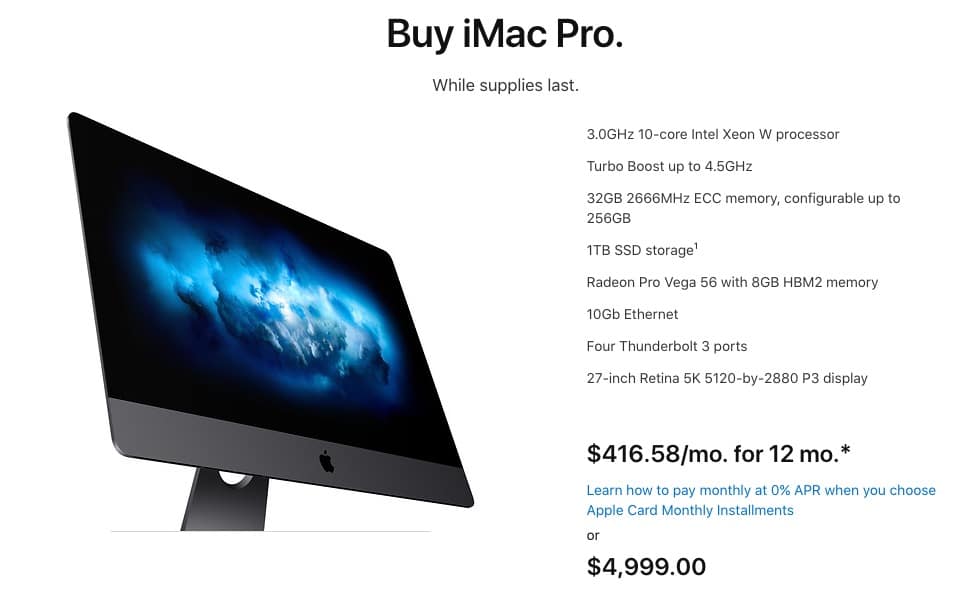 iMac Pro offiziell eingestellt, nicht mehr erhältlich bei Apple's Website 285