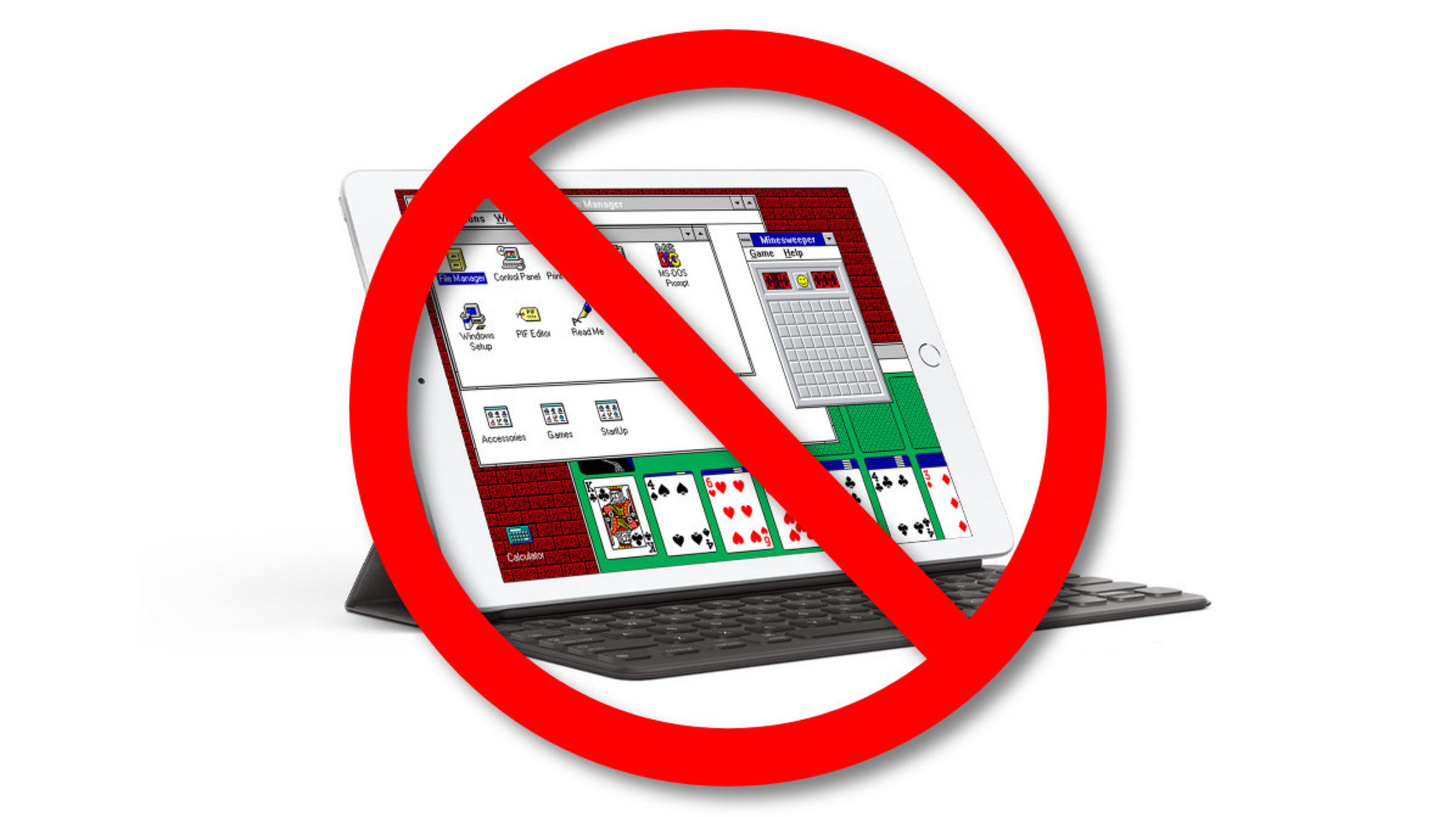 Apple Hasst Spaß, sagt nichts mehr Windows 3.1 auf iPads 90