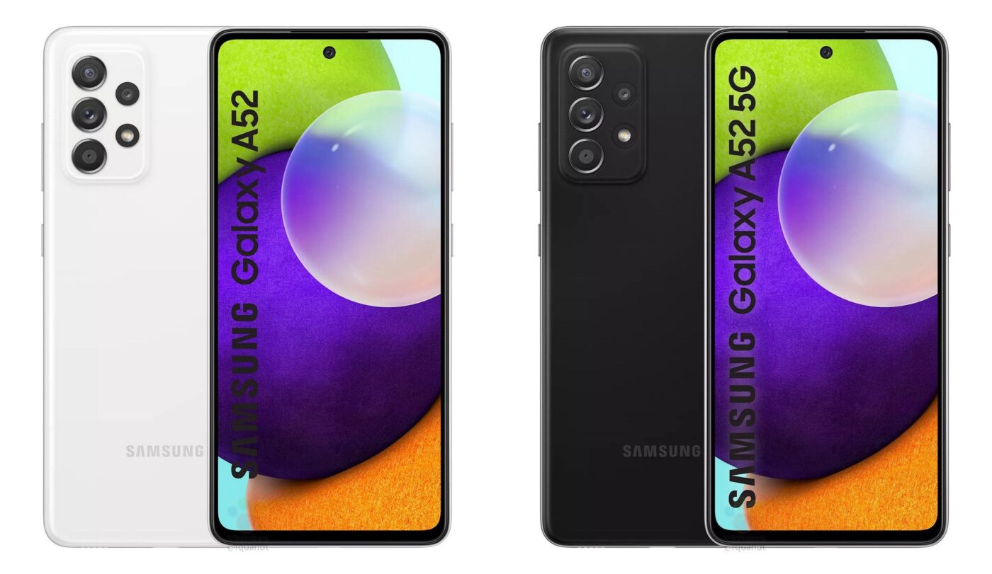 Samsung Galaxy Das A52 (5G) enthüllte sein Aussehen, seine technischen Daten und seine Preise! 298