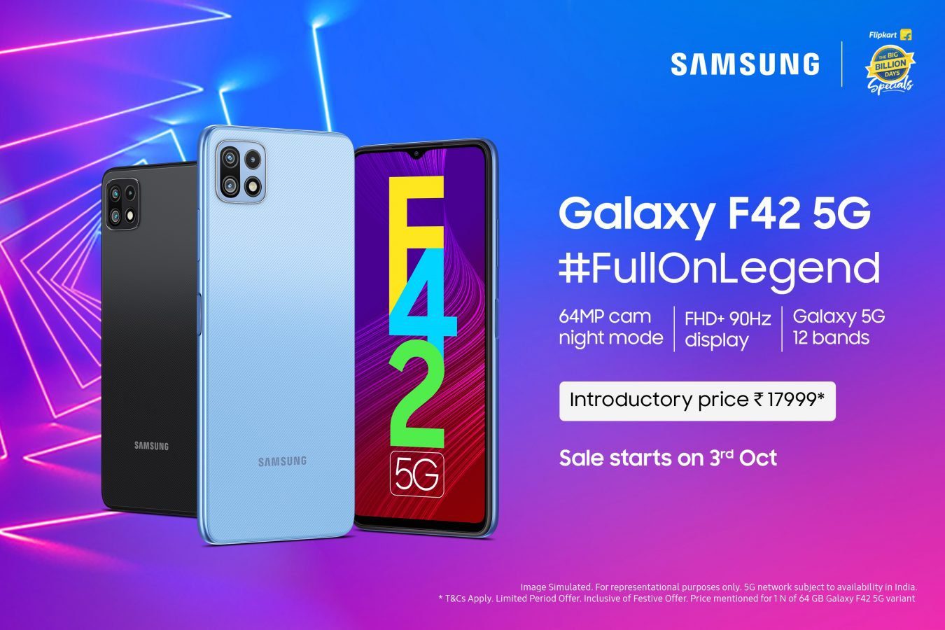 Samsung auf den Markt gebracht Galaxy F42 5G, das 12 5G-Bänder unterstützt 341