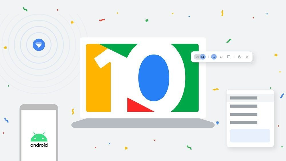 Chromebooks sind 10 Jahre alt! Google fügt dieser Gelegenheit einige neue Funktionen hinzu Chrome ACHSE 283