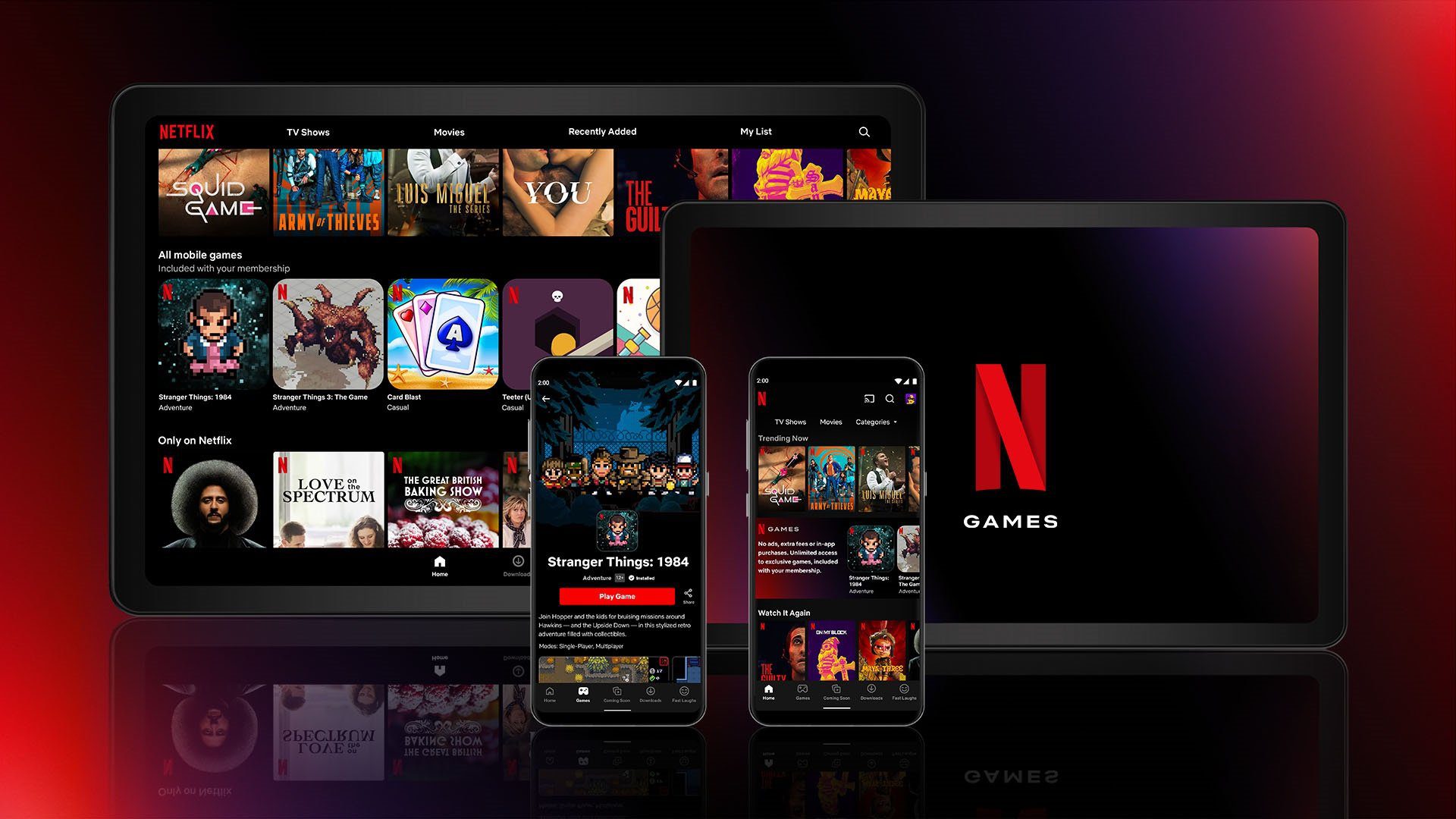Netflix-Spiele stehen jedem ohne Aufpreis zur Verfügung. schon fast 150