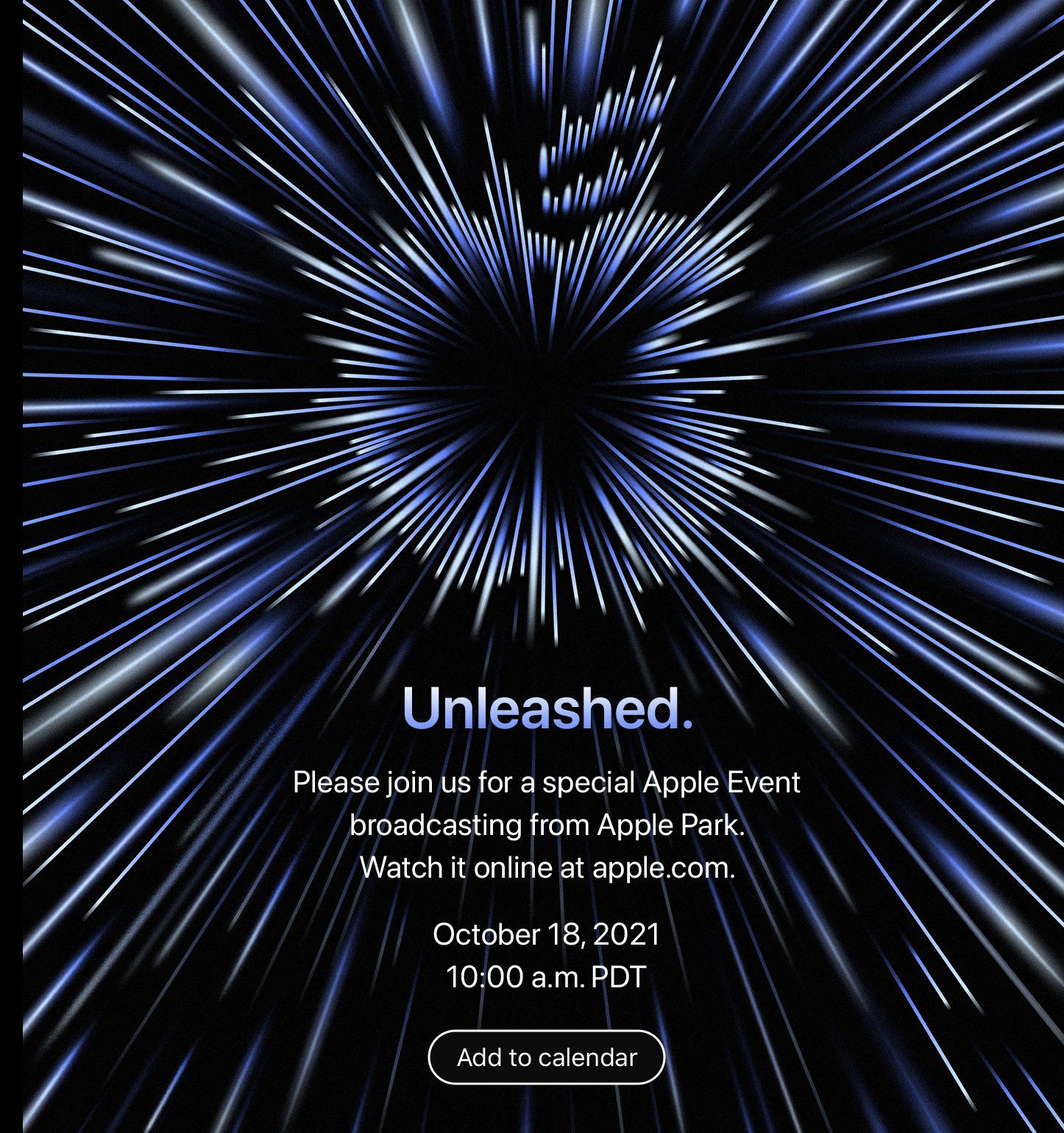 Apple kündigt „Unleashed“-Event für den 18. Oktober für M1X MacBook Pros an 4