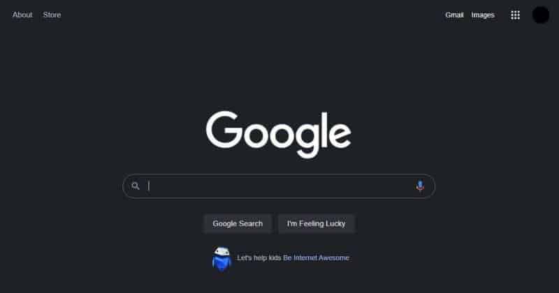Google führt Dunkelmodus-Funktion für Desktop-Suchmaschine ein