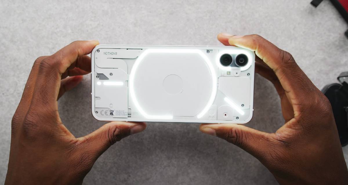 Das erste Hands-On-Video von Nothing Phone 1 enthüllte sein interessantes Design