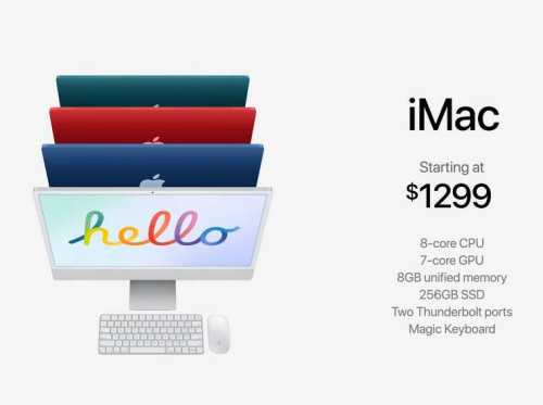 Neue iMacs mit 7 farbenfrohen Optionen