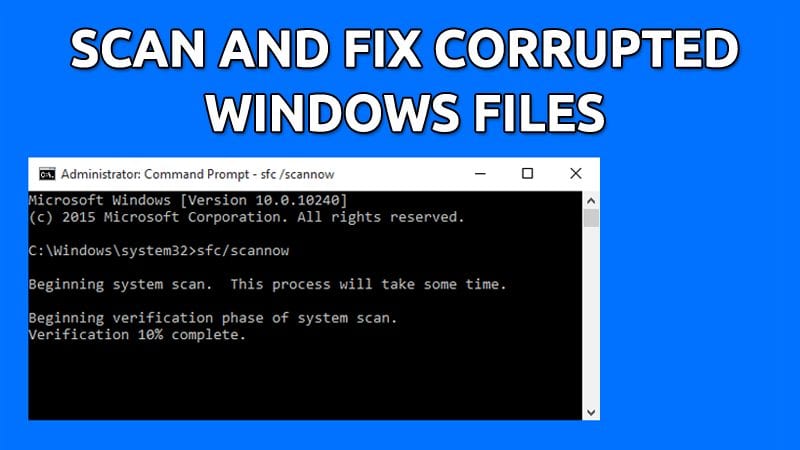 So scannen und reparieren Sie beschädigte Windows Dateien 73