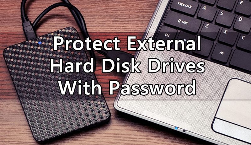 So schützen Sie externe Festplatten mit einem Passwort 68