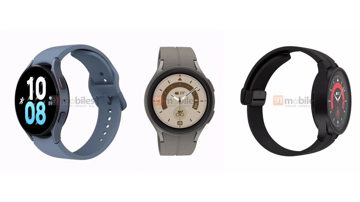 Samsung Galaxy Watch 5 Series Leak Render zeigt zwei Modelle 148