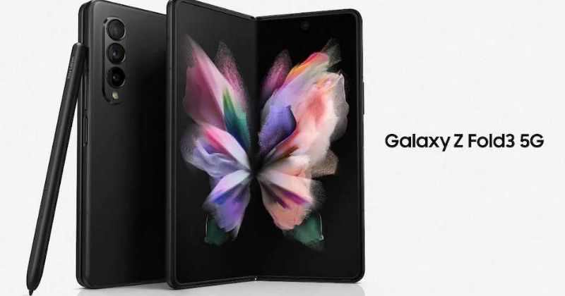 Samsung Galaxy Z Fold 3 Gestartet, mit Kamerafunktion unter dem Display 129