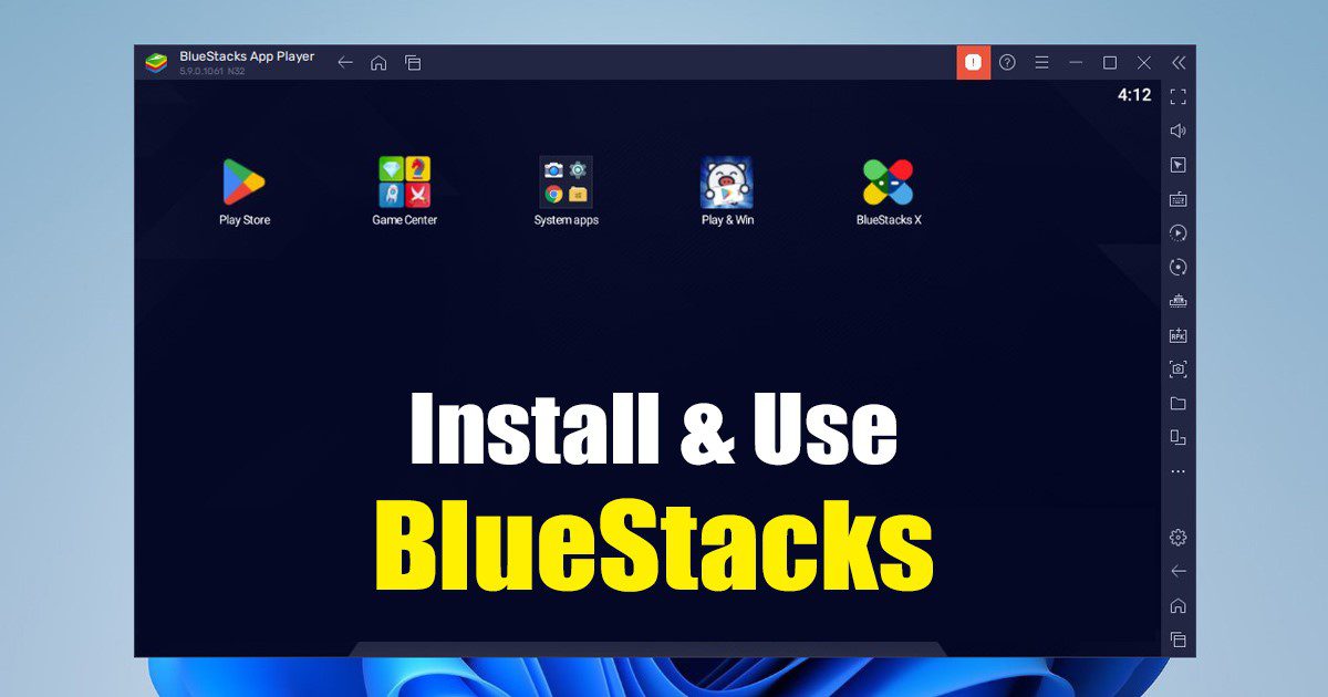 So installieren und verwenden Sie BlueStacks 5 weiter Windows 11 168