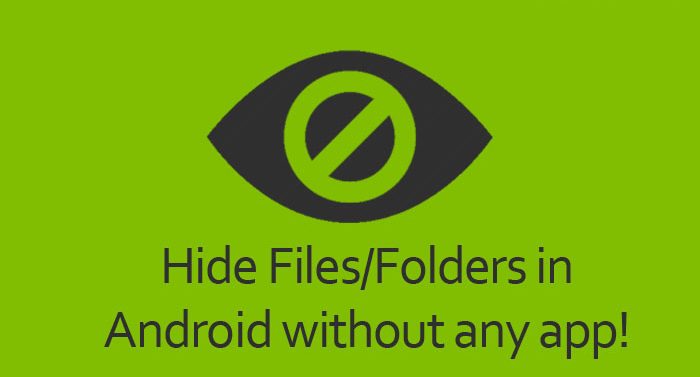 So verstecken Sie Bilder auf einem Android-Gerät ohne App 298