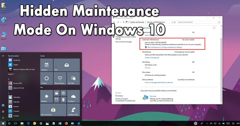 So verwenden Sie die automatische Wartungsfunktion Windows 10 12